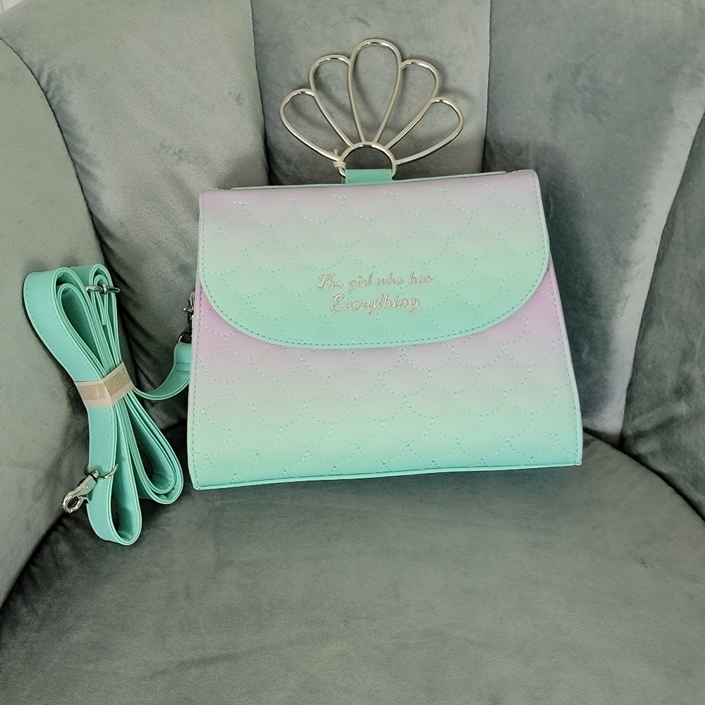 Loungefly little mermaid ombre purse